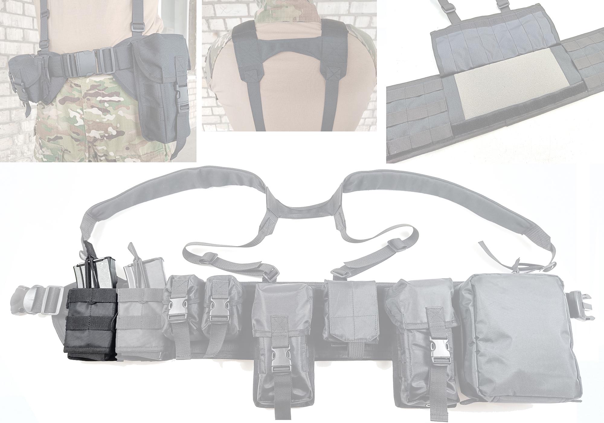 Подсумок под магазина АК/РПК MOLLE одинарный открытый Черный (РПС EFPABK28) - фото 3 Подсумок под магазина АК/РПК MOLLE одинарный открытый Черный (РПС EFPABK28) - фото 3