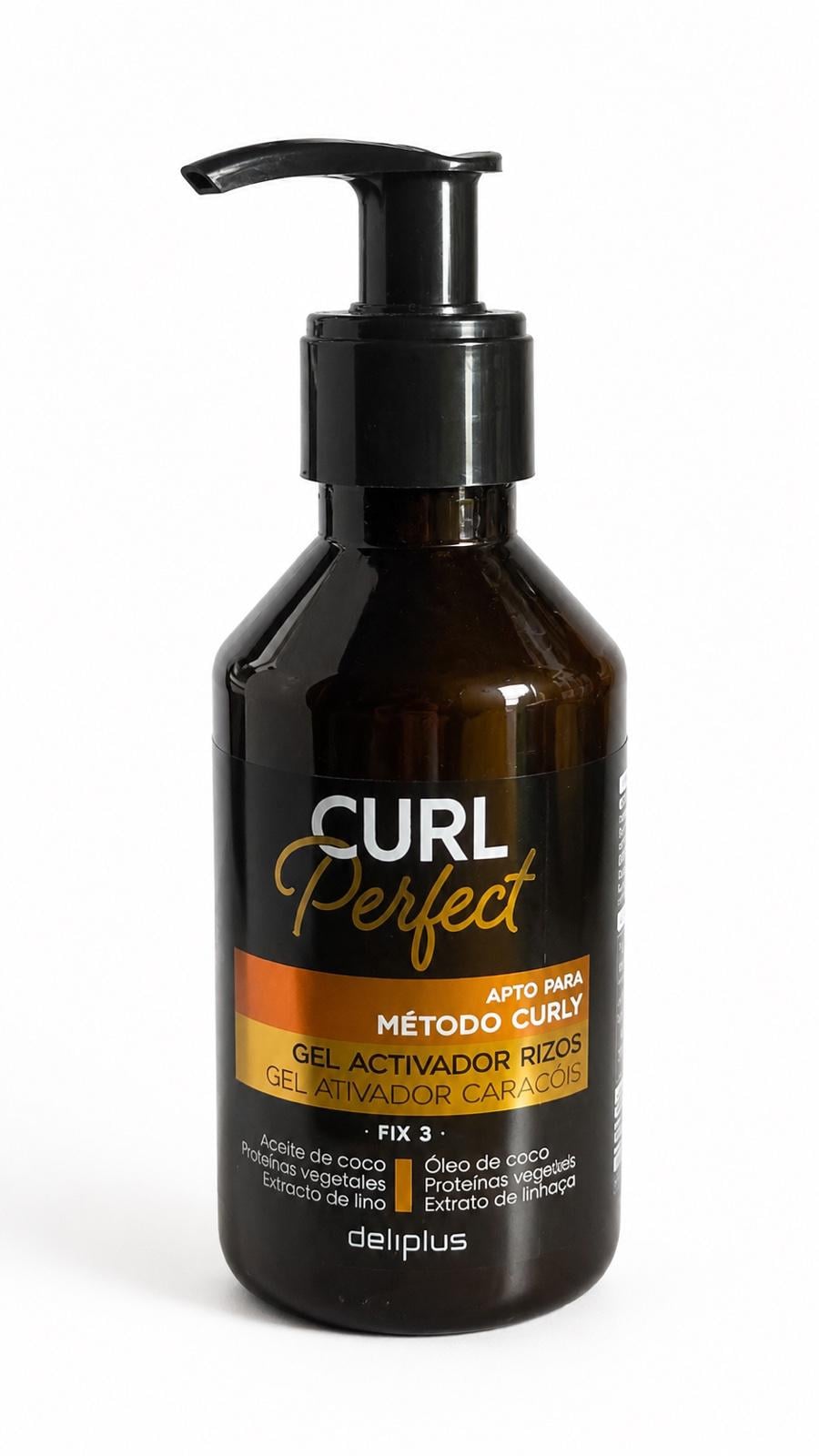 Гель-активатор для вьющихся и волнистых волос Curl Perfect Deliplus Fix 3 200 мл