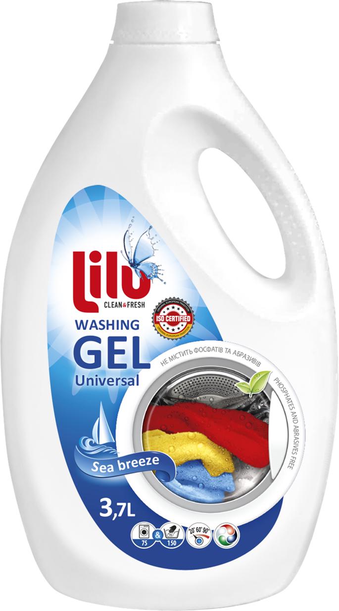 Гель для стирки Lilu Washing gel Universal с ароматом Sea breeze 3,7 л (00000015070)