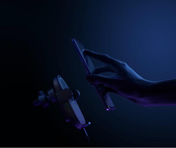 Автотримач з бездротовою зарядкою MiJia Mi Qi Car Wireless Charger 30W (12156022) - фото 8