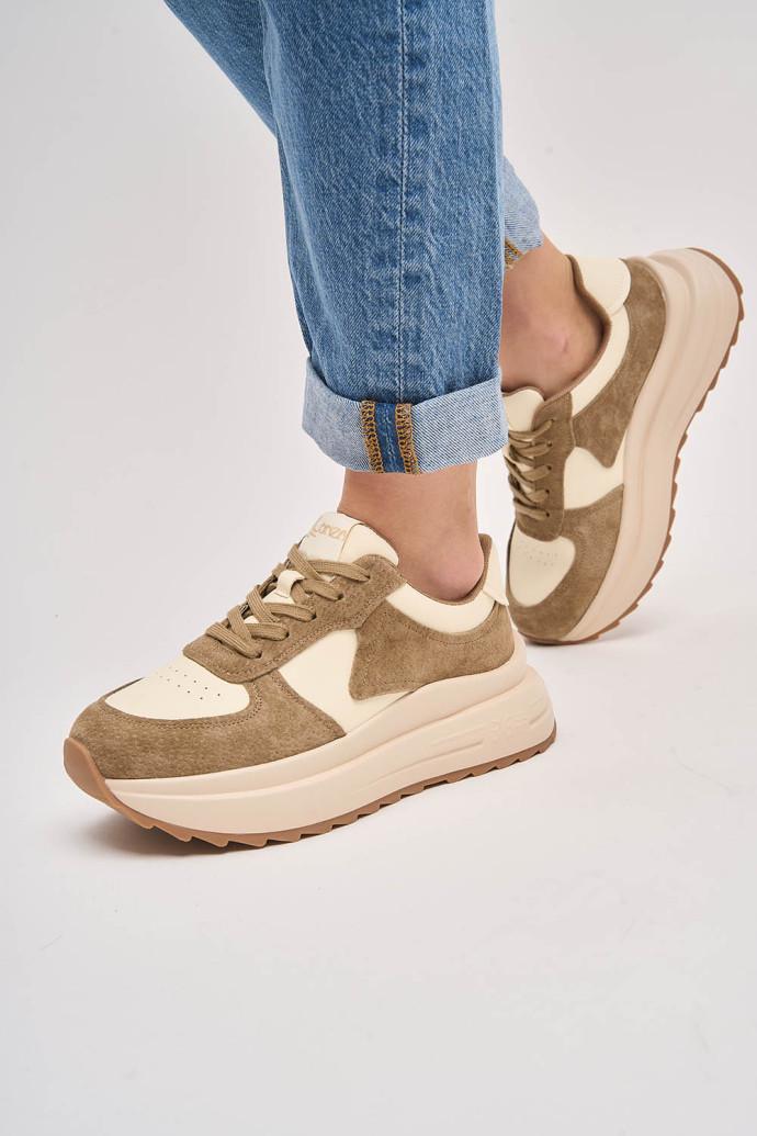 Кроссовки женские LONZA р. 39 Бежевый (175039) - фото 3