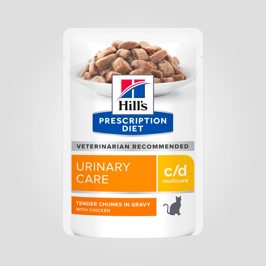 Корм влажный Hill's Prescription Diet c/d для кошек уход за мочевыводящей системой с курицей 85 г (2222300180)