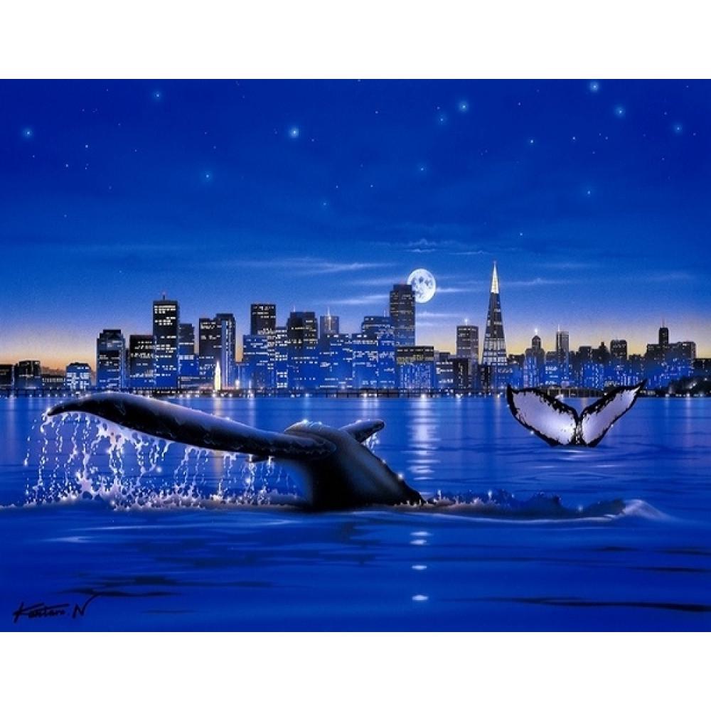 Картина за номерами Josef Otten Міста Нічне місто 30х40 см в термопакеті (1118EKTL_O-mt)