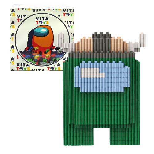 Конструктор Pixel Heroes Амонг ас 370 деталей (200945)