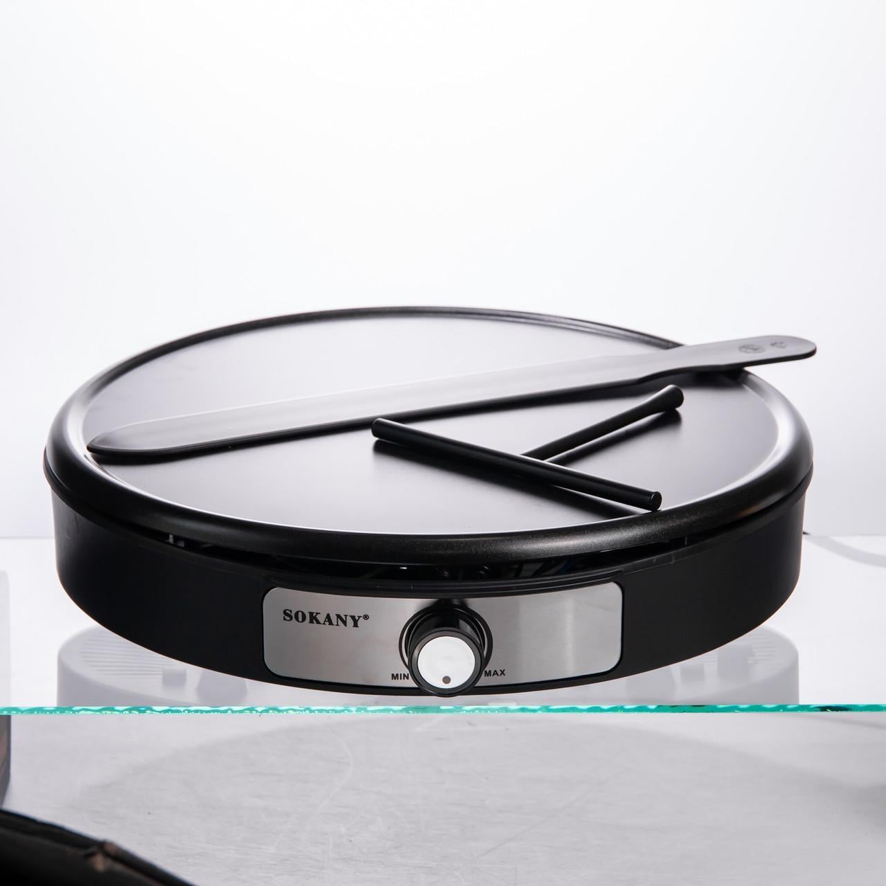 Млинниця електрична Sokany електромлинниця 37 см (SK-08131)