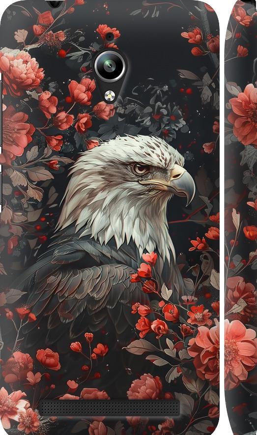 Чехол на Asus Zenfone Go ZC500TG Цветочный страж (6102m-160-42517)