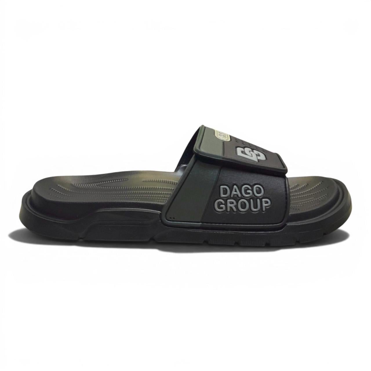 Шлепанцы мужские Dago 704 р. 45 29,3 см Черный (3052317335)