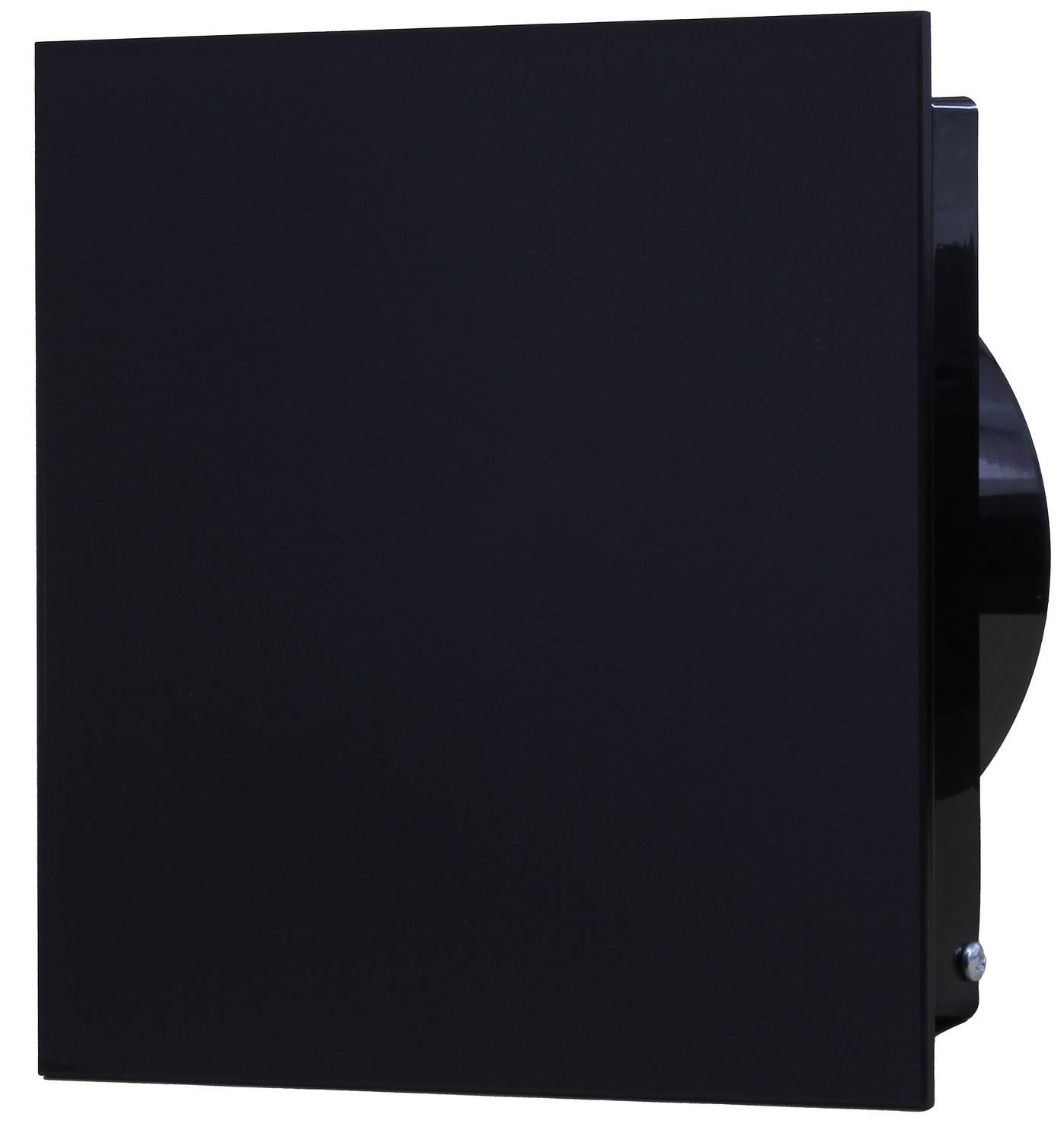 Вентилятор осьовий Ostvent Art Glass 120S витяжний Black (VT854)