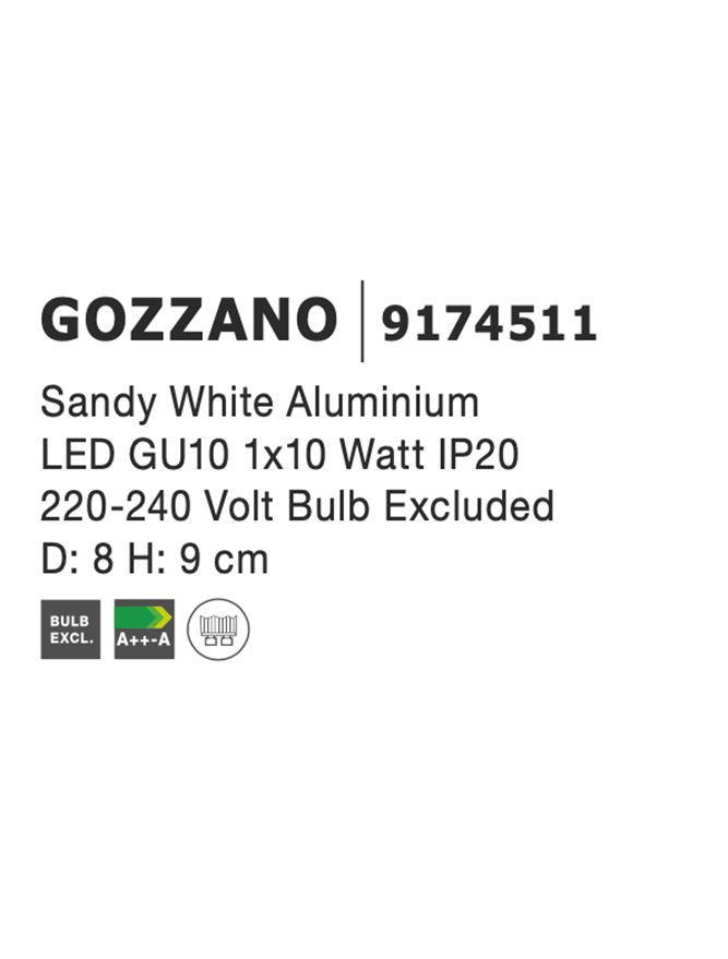 Спот Nova Luce Gozzano (9174511) - фото 4 Спот Nova Luce Gozzano (9174511) - фото 4