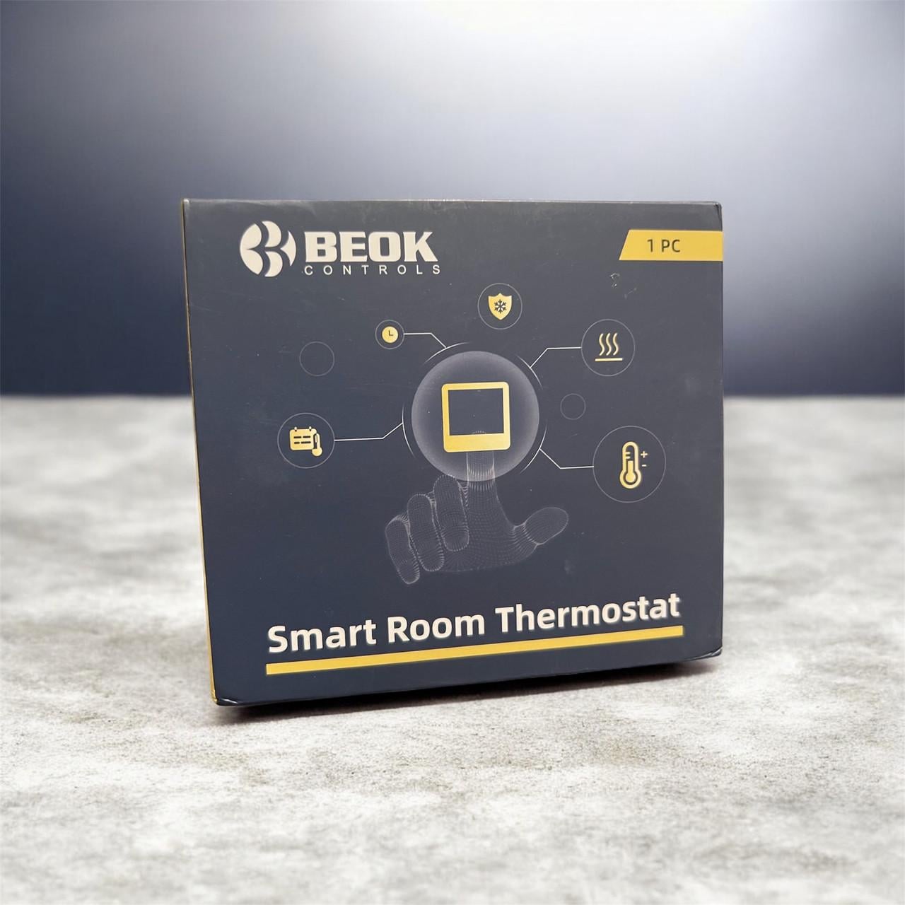 Термостат BEOK TOL47WIFI-WP-WF Wi-Fi для водяного теплого пола