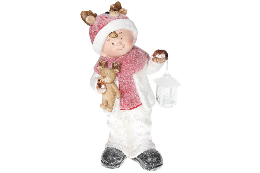 Новогодняя фигура BonaDi Мальчик (711-332)