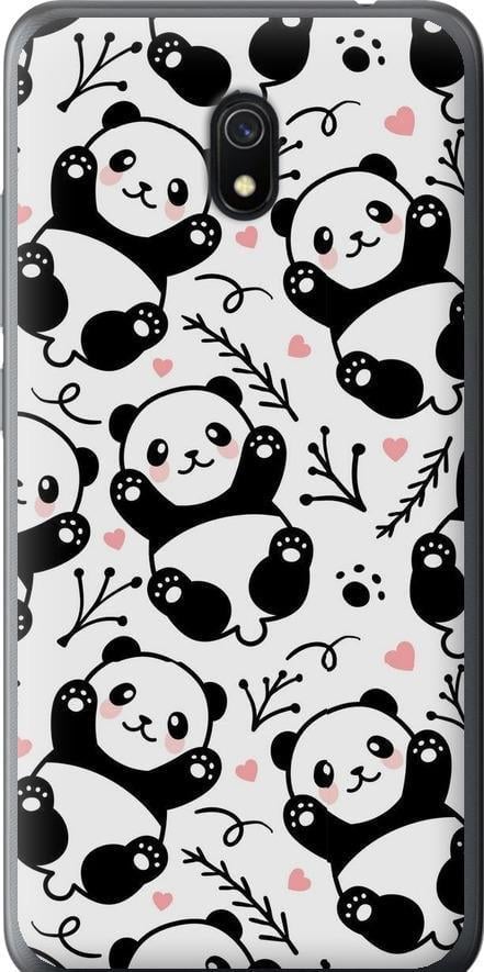 Чехол на Xiaomi Redmi 8A Панды (4318u-1794-42517)