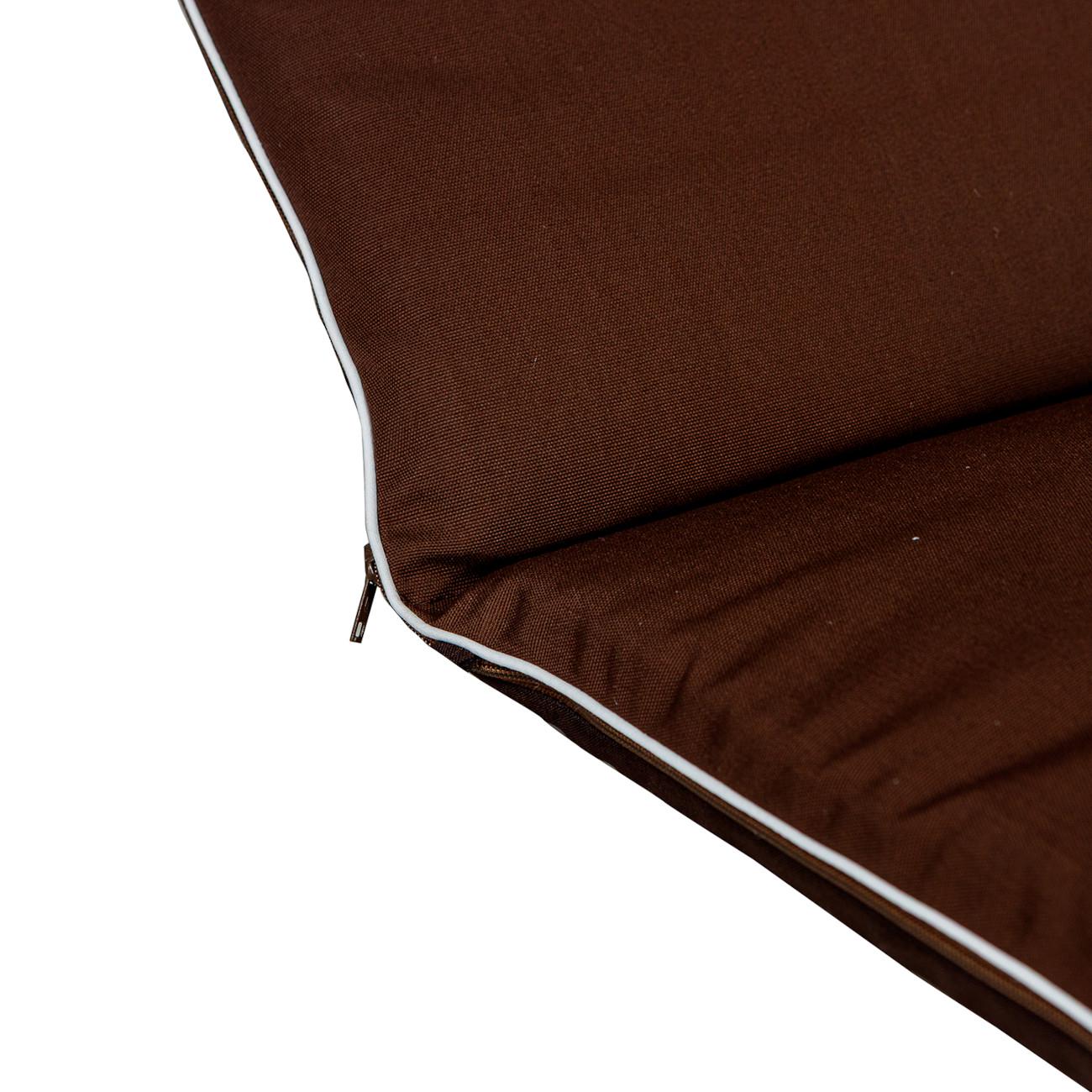 Матрас для шезлонга Ost-Fran TRIO тексилк 189x58x5 см Темно-коричневый 2230 (3898) - фото 3