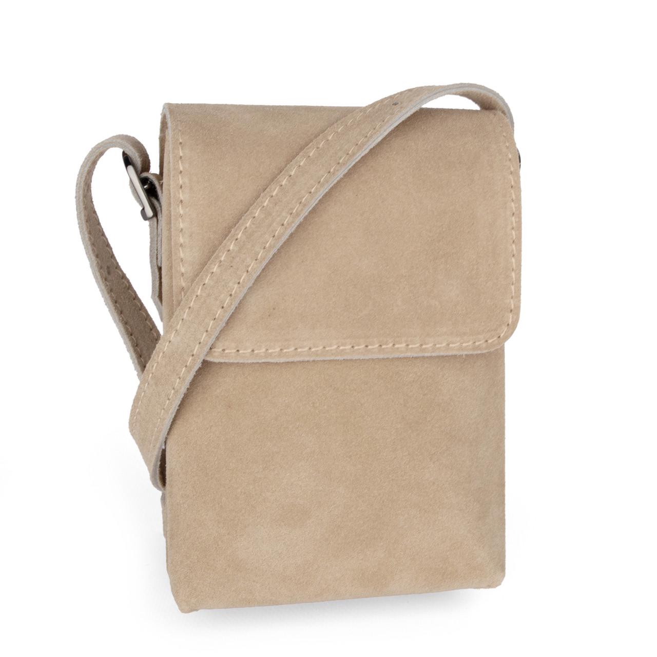 Сумка для телефону жіноча замшева Virginia Conti 03804 Світлий тауп (2629439332) Сумка для телефону жіноча замшева Virginia Conti 03804 Світлий тауп (2629439332)