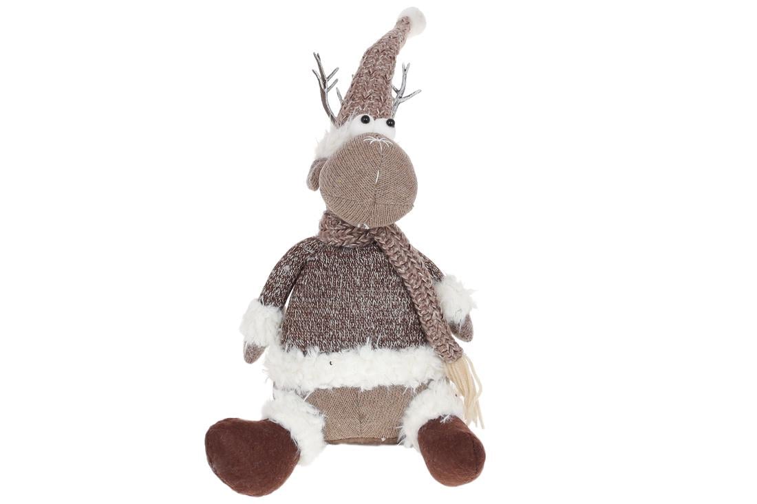 Мягкая игрушка новогодняя BonaDi Олень 35 см (778-329)