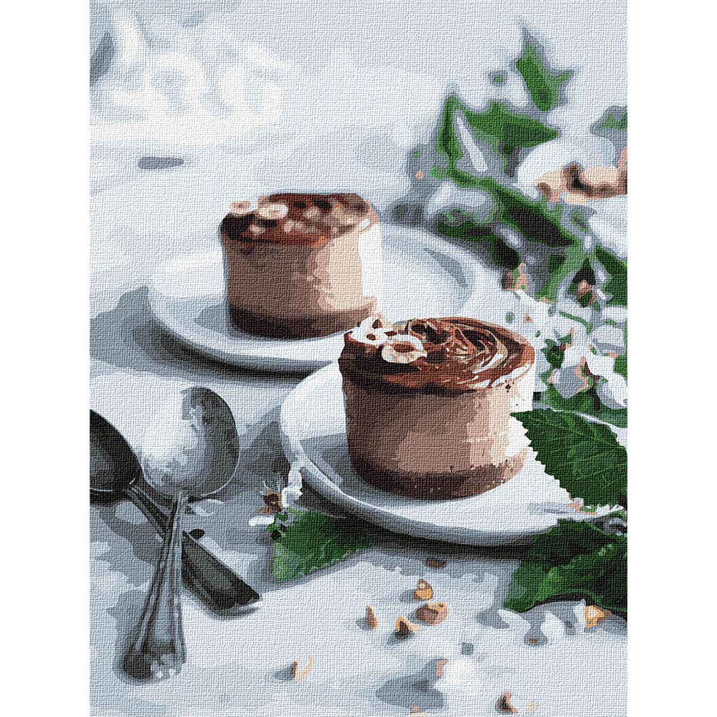 Картина по номерам ART CRAFT Шоколадные пирожные 30x40 см Разноцветный (PM-194-K-531)