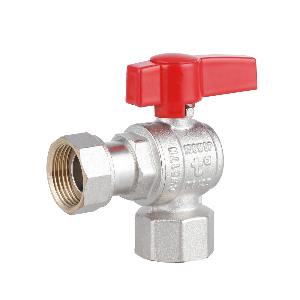 Кран кульовий кутовий Thermo Alliance Standart 3/4"ВВ з накидною гайкою (SD00054690)