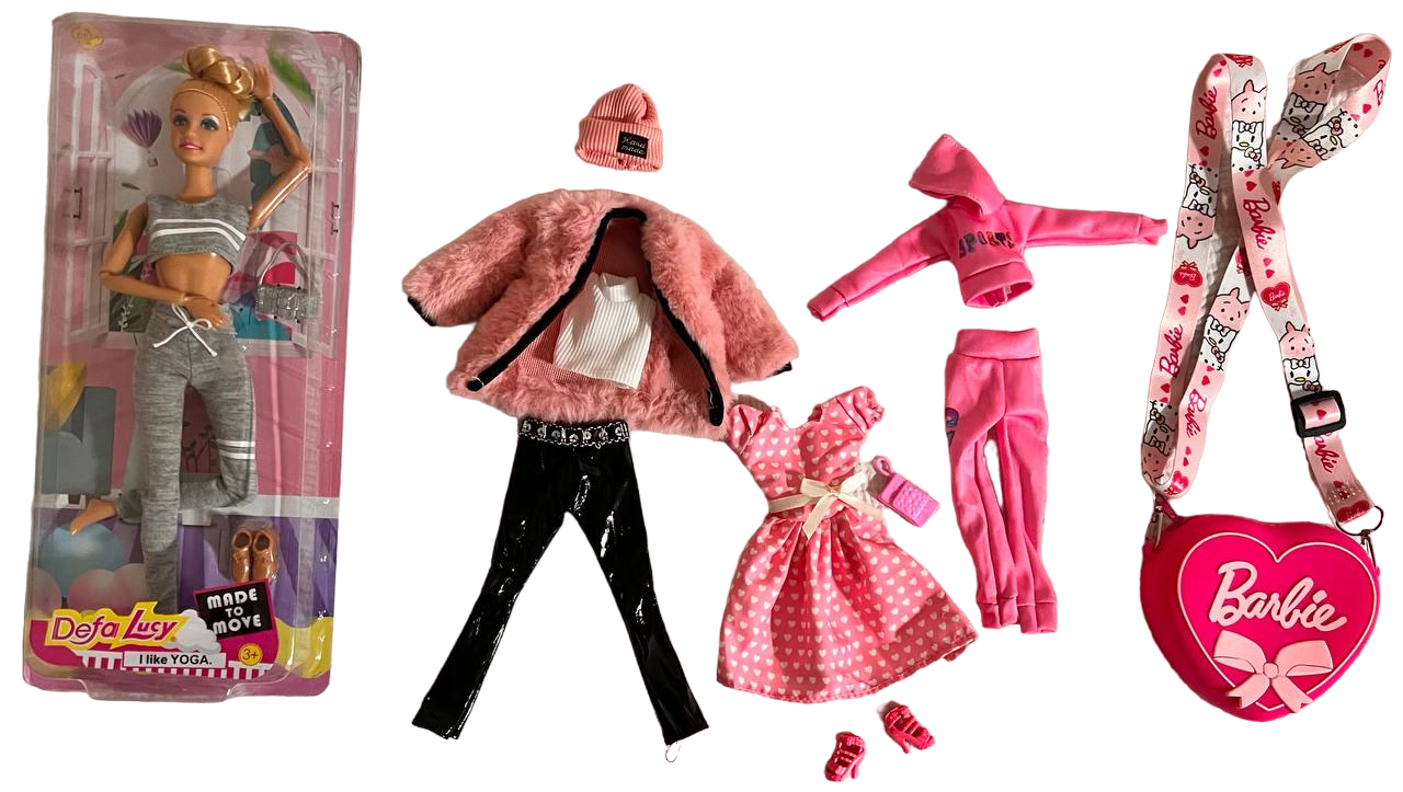 Кукла Defa Lucy с одеждой и обувью в сумочке (55499)