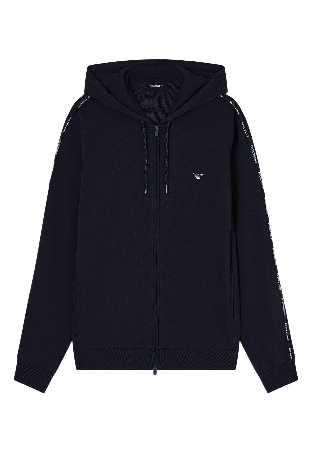 Кофта спортивная мужская Emporio Armani M Синий (EM000653-blue)