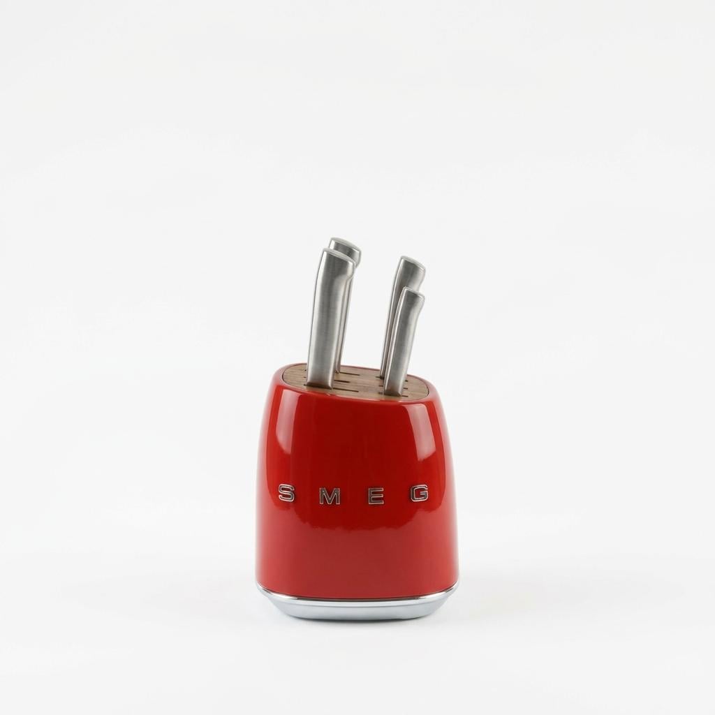 Набір ножів SMEG Italy 7 пр. Червоний (2185629841)