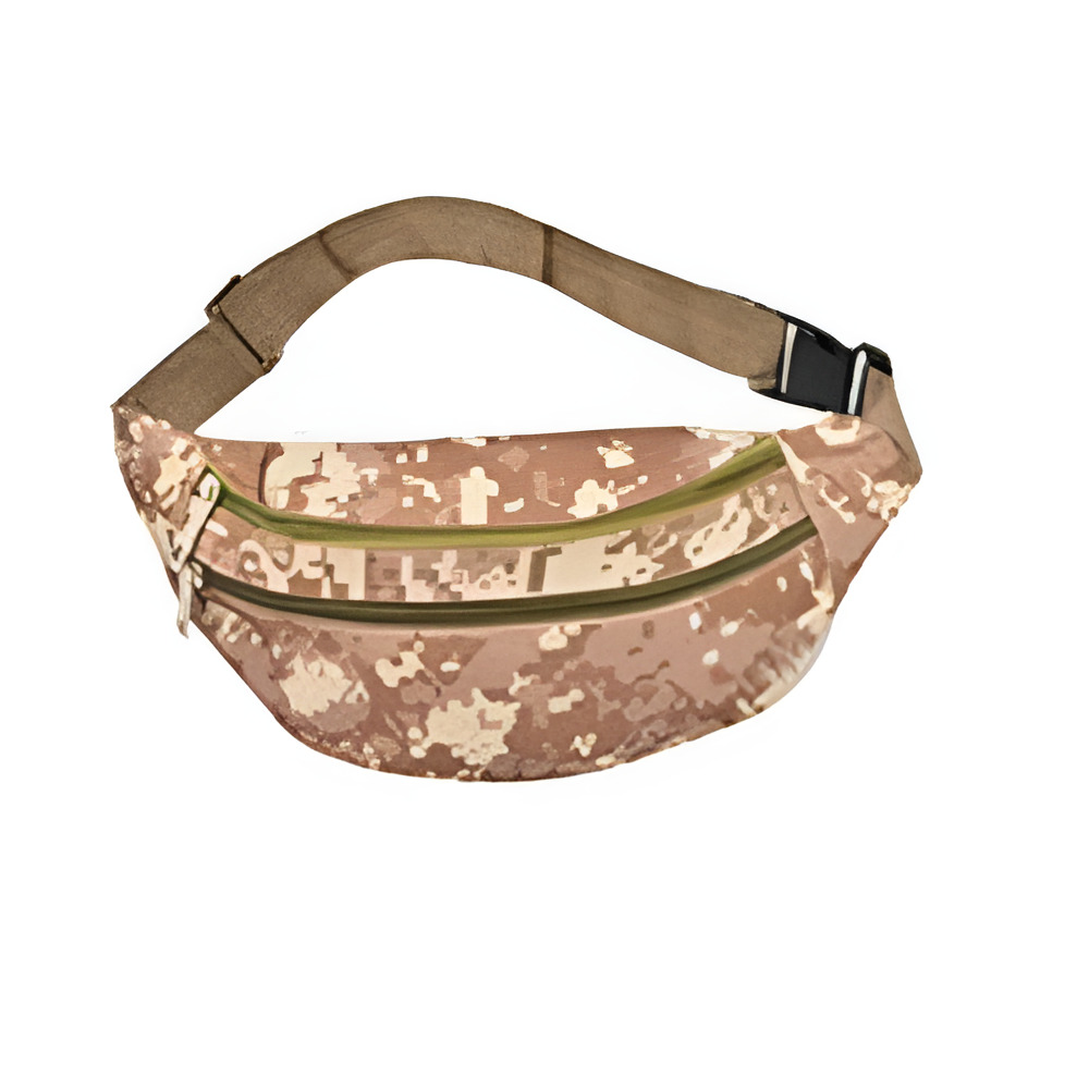 Поясная сумка-бананка Stenson WW02862 31х13,5х10 см Песочный (25173739)