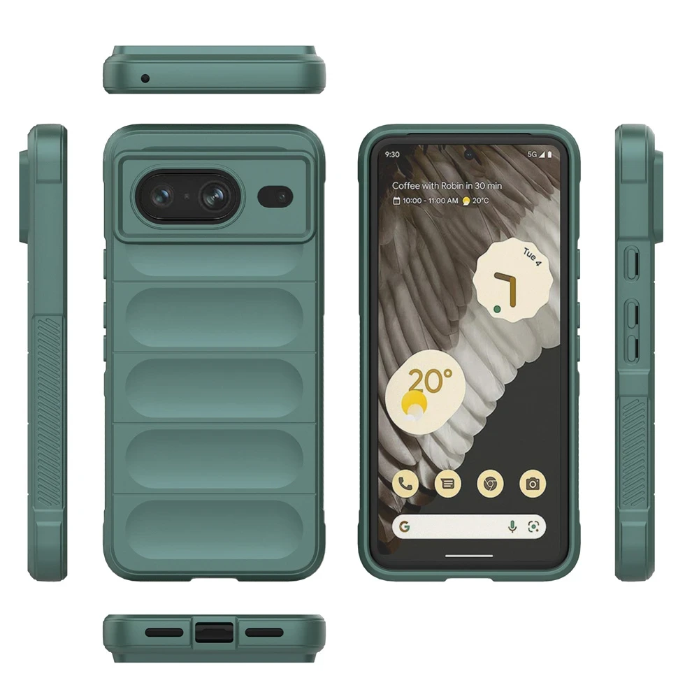 Чехол Ricco Phantom Shield для Google Pixel 8a (зелёный) - фото 2 Чехол Ricco Phantom Shield для Google Pixel 8a (зелёный) - фото 2