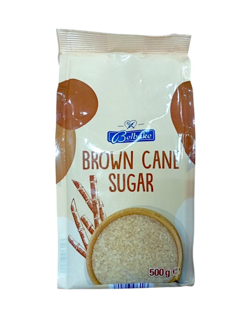 Сахар тростниковый коричневый Belbake 500 г (27230999)