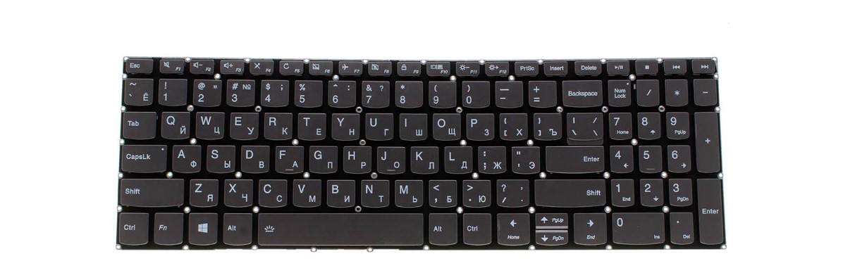 Клавиатура для ноутбука Lenovo V15 G1-IML с подсветкой клавиш (SN20M63110)