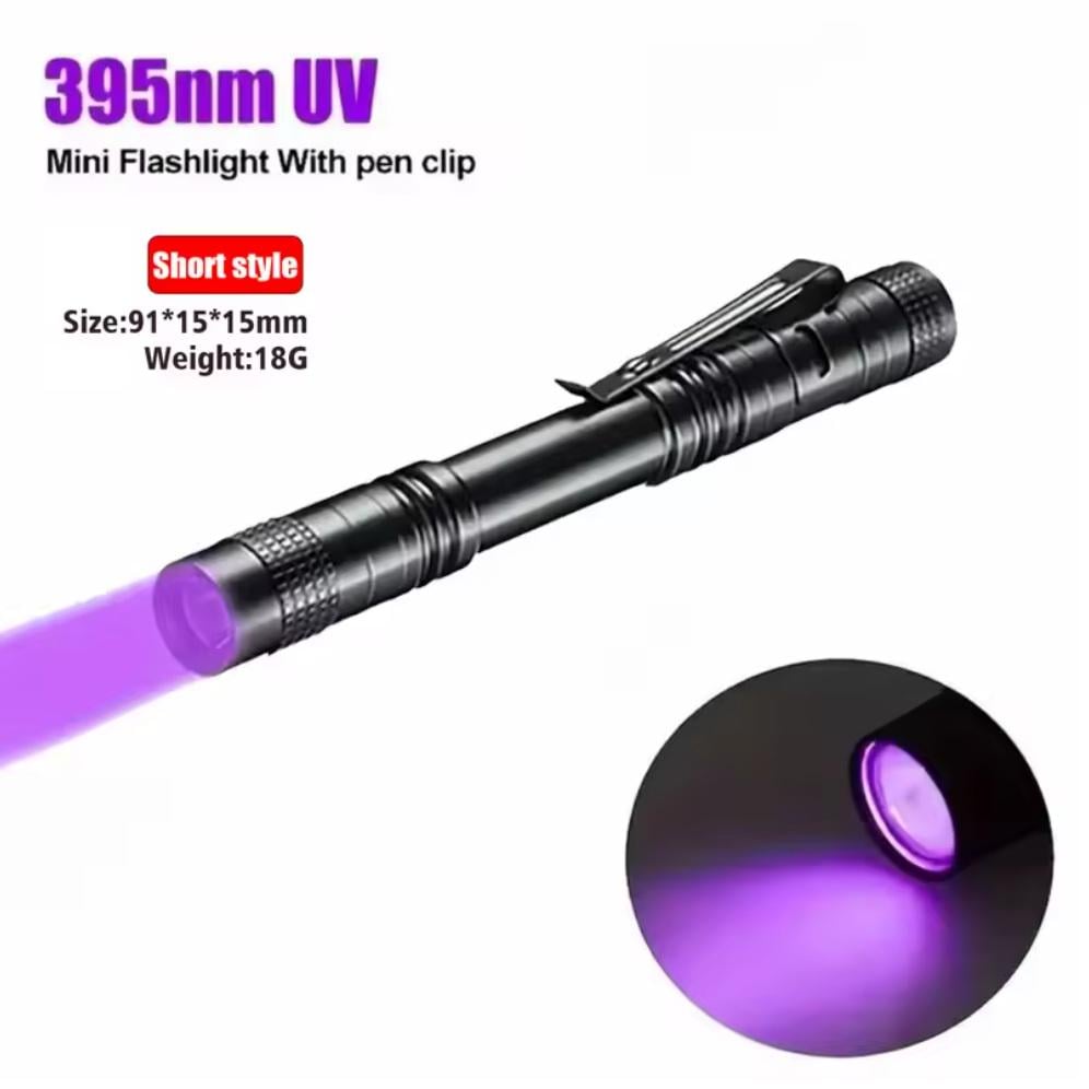 Фонарик ультрафиолетовый Type2 Short LED UV Flashlight 395 Portable Mini Ultraviolet Torch 2хАА Black (UVFTT2SK) - фото 2 Фонарик ультрафиолетовый Type2 Short LED UV Flashlight 395 Portable Mini Ultraviolet Torch 2хАА Black (UVFTT2SK) - фото 2