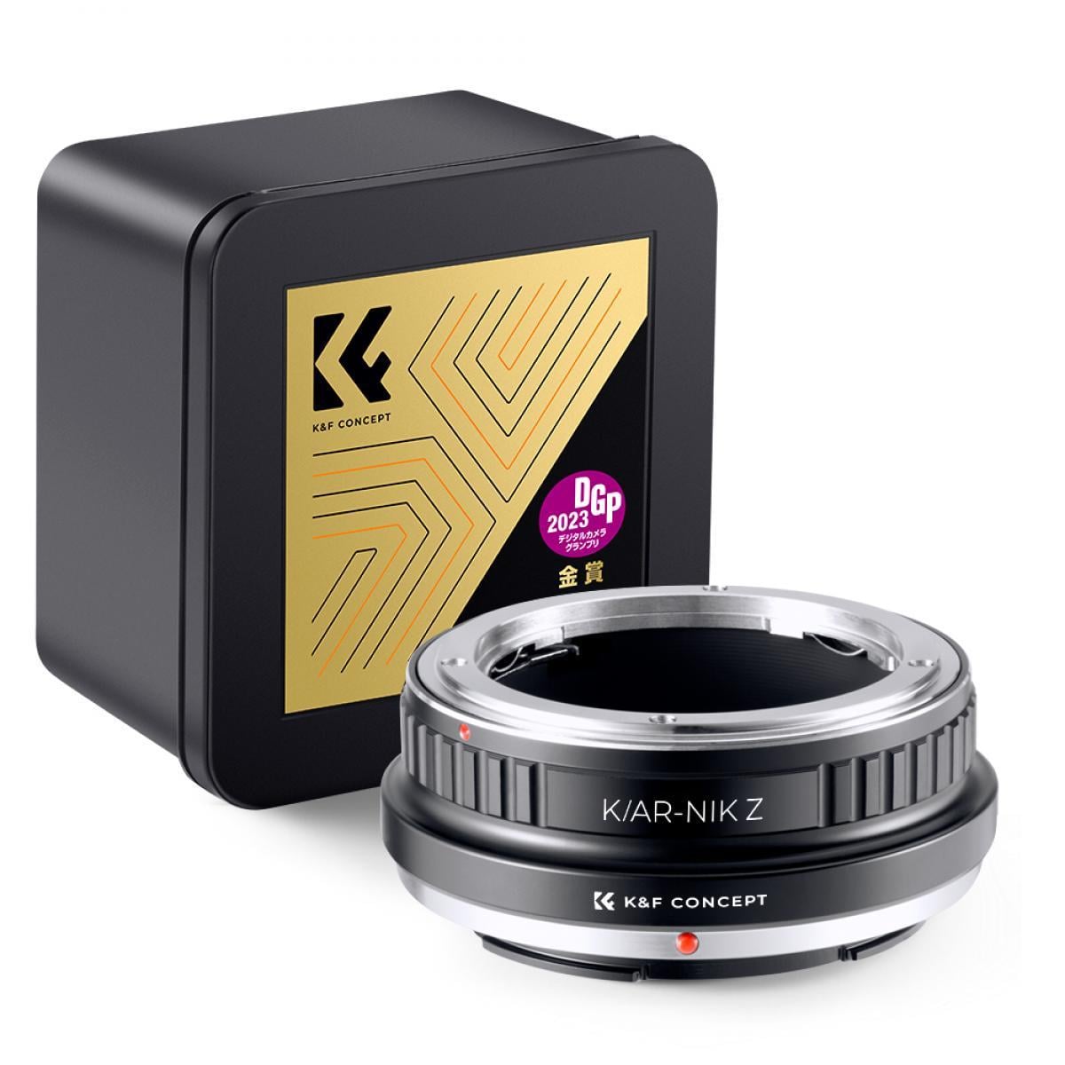 Адаптер переходник K&F Concept K/AR Nikon Z Konica Auto-Reflex AR на Nikon Z для камер Nikon с байонетом Z-mount (2913030729)