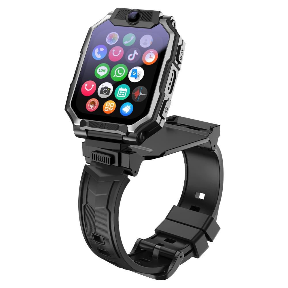 Смарт-часы детские AS23 с GPS/SIM-картой/видеозвонком/водозащитой IPX7 и прослушиванием Black (124737806)