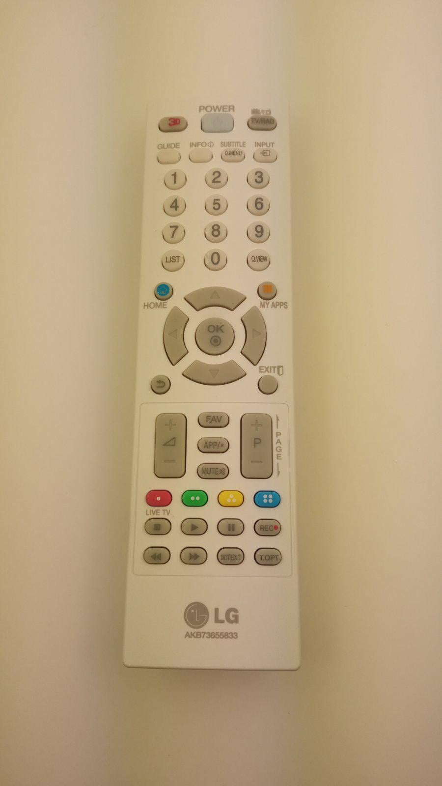 Пульт для LG AKB73655833 LED TV 3D
