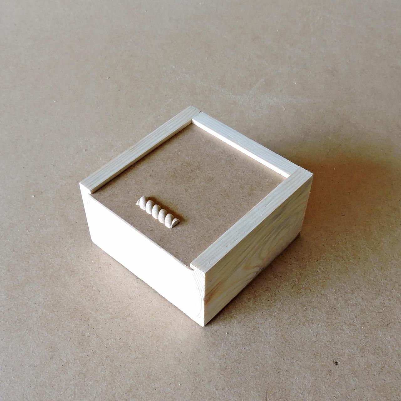 Пенал деревянный Гиацинт 15х15х8 см (ПНЛ-01151508)