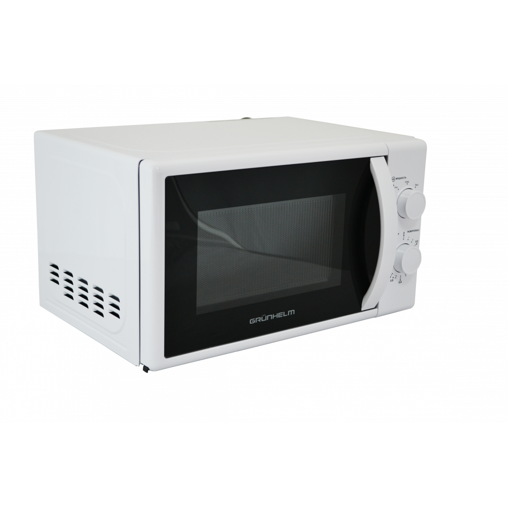 Мікрохвильова піч Grunhelm 20MX720-W 20 л 700 Вт Білий (78816941) - фото 3