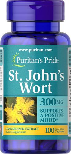 Зверобой Puritan's Pride St John's Wort Standardized Extract 300 мг 100 caps (5070)