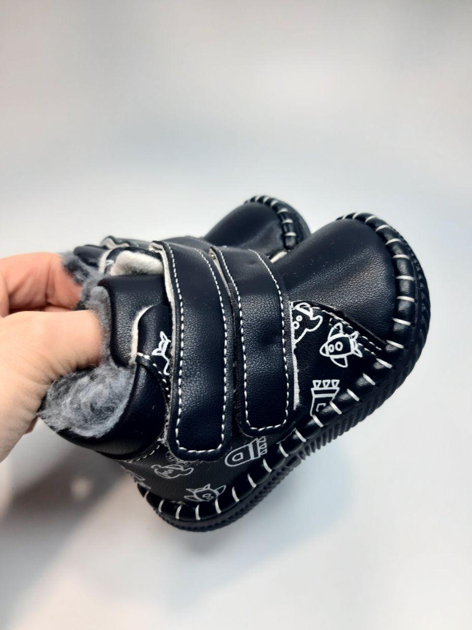 Пинетки для мальчика Apawwa р. 18 11,8 см Синий (120 navy) - фото 3 Пинетки для мальчика Apawwa р. 18 11,8 см Синий (120 navy) - фото 3