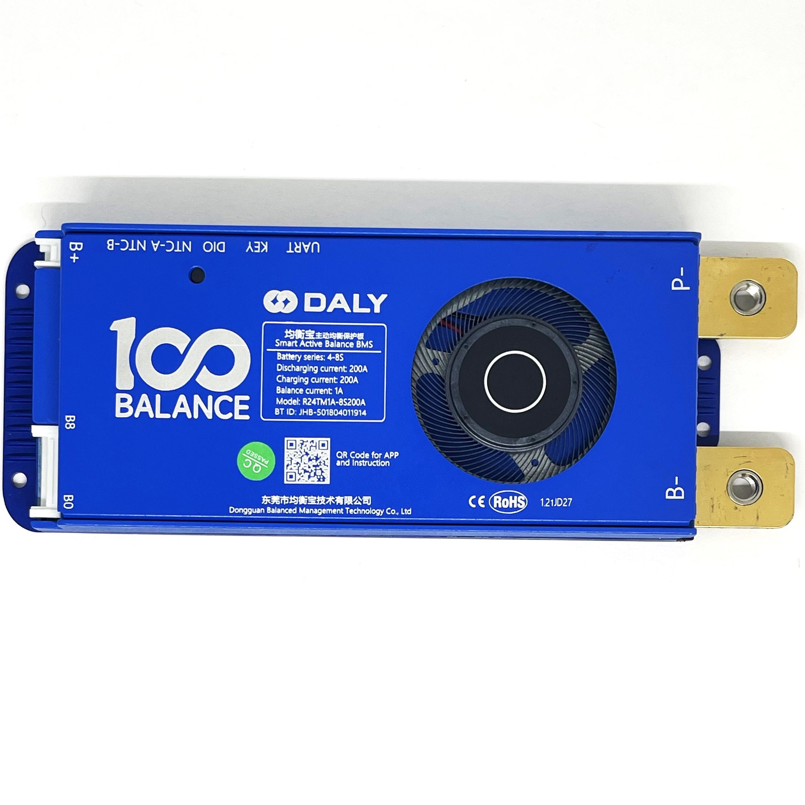 Плата Smart BMS DALY 4-8S 200A without CAN +1А active balancе+BT