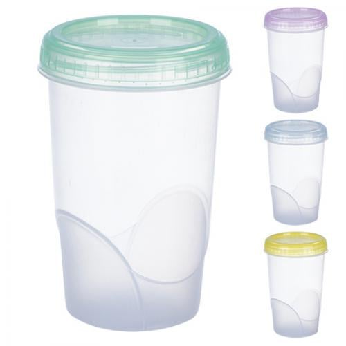 Набор контейнеров пищевых Stenson с резьбой 600 мл 4 шт. (PT-83481)