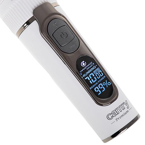 Машинка для стрижки Camry CR 2841 IPX6 LCD-дисплей з керамічно-титановим лезом Білий (28810164) - фото 7 Машинка для стрижки Camry CR 2841 IPX6 LCD-дисплей з керамічно-титановим лезом Білий (28810164) - фото 7