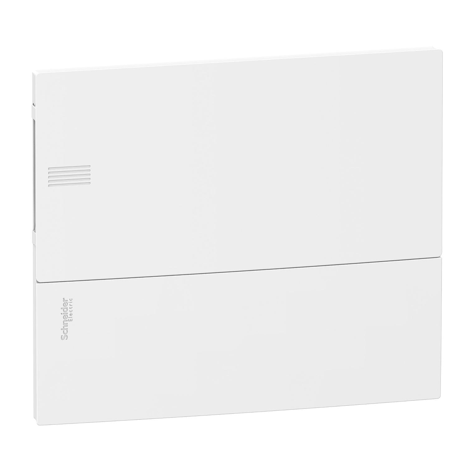 Щит врізний Schneider Electric Resi9 Mini Pragma 12 модулів з білими дверима (MIP22112)