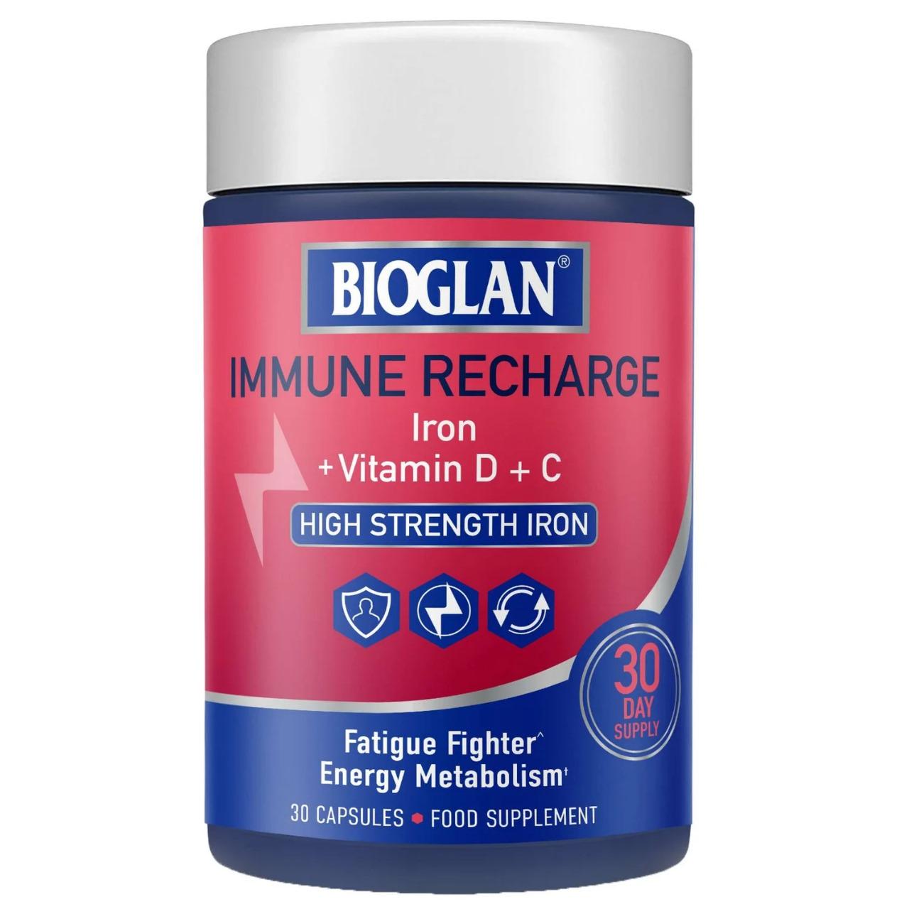Комплекс для метаболизма и иммунитета Bioglan Immune Recharge 30 капсул (25988354)