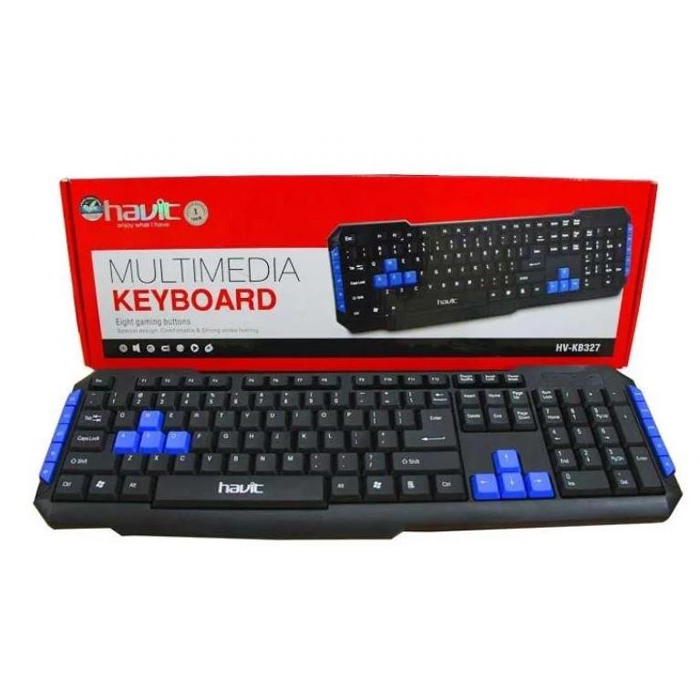 Клавиатура проводная USB Havit HV-KB327 Black - фото 4