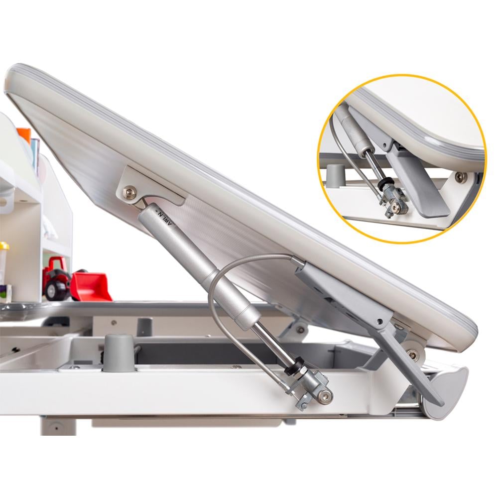 Парта трансформер школьная эргономичная Mealux Sherwood Energy Белый/Серый (BD-830 W/G Energy) - фото 9 Парта трансформер школьная эргономичная Mealux Sherwood Energy Белый/Серый (BD-830 W/G Energy) - фото 9