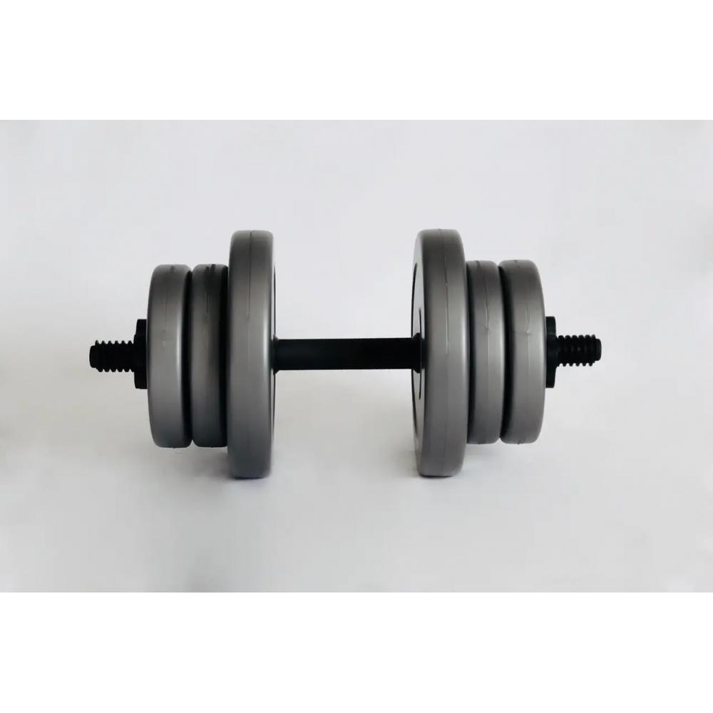 Гантели WCG 2х10 кг Сірий (17077) - фото 2 Гантели WCG 2х10 кг Сірий (17077) - фото 2