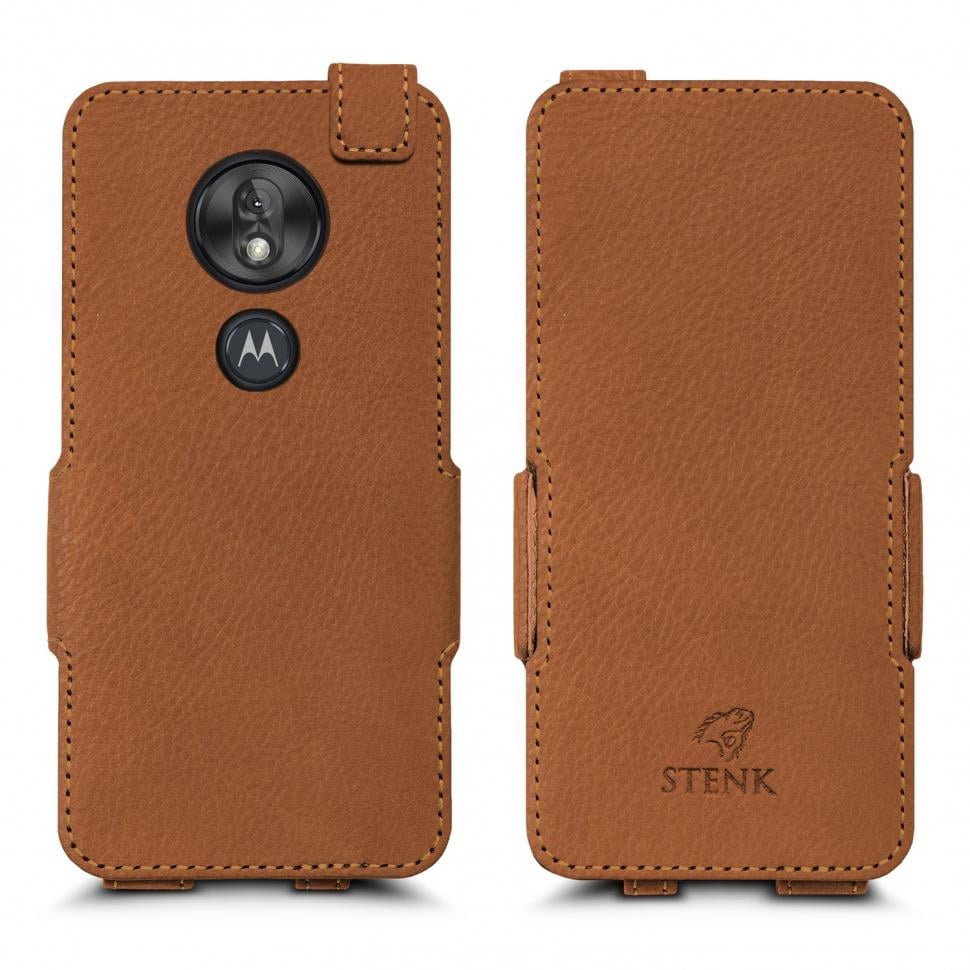 Чехол флип Stenk Prime для Motorola Moto G7 Play Camel (63704)
