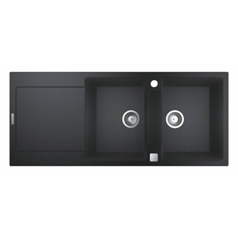 Мойка для кухни Grohe K500 31647AP0 на две чаши Черный (61863)