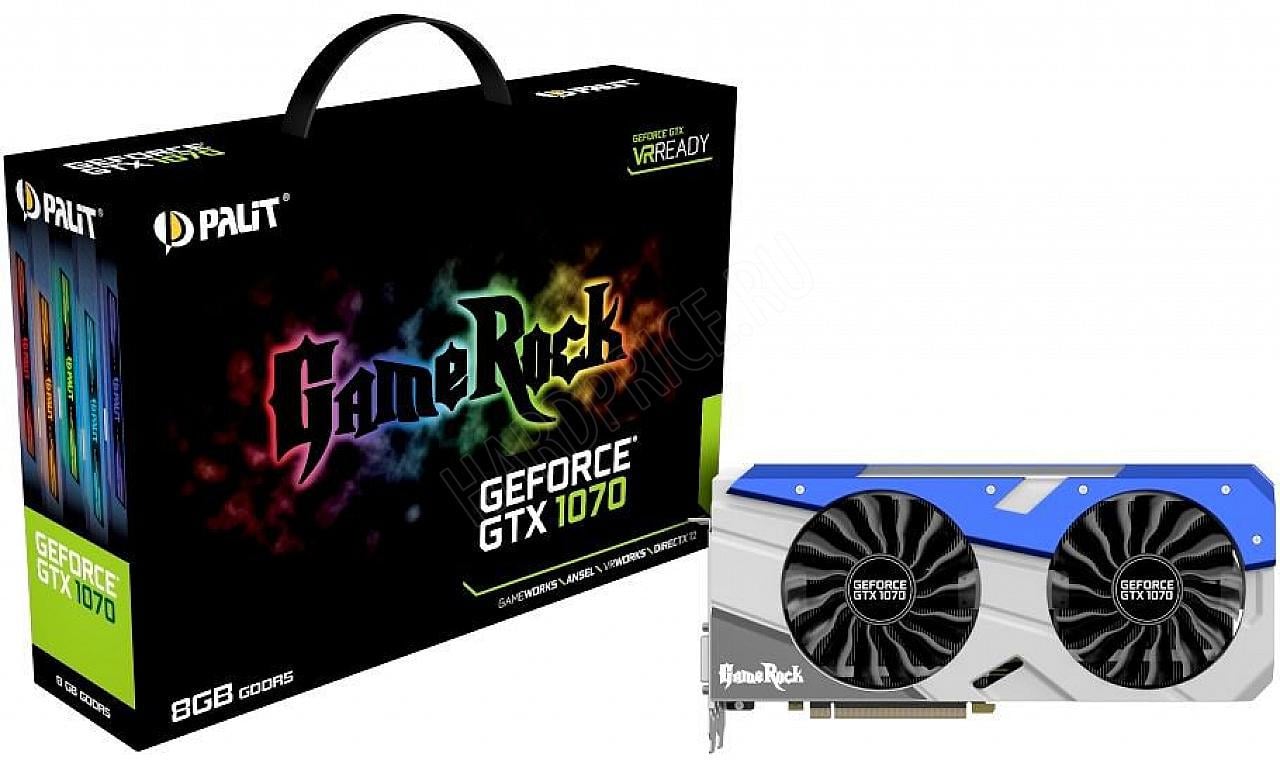 Видеокарта Palit GeForce GTX 1070 GameRock (NE51070T15P2-1041G)