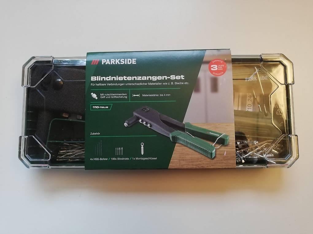 Набір заклепочника з витяжними заклепками Parkside Blindnietenzangen-Set (500151) Набір заклепочника з витяжними заклепками Parkside Blindnietenzangen-Set (500151)