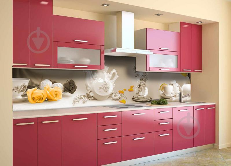 Скинали на кухню Zatarga «Зефир» 600х3000 мм виниловая 3Д наклейка кухонный фартук самоклеящаяся Z180621/2