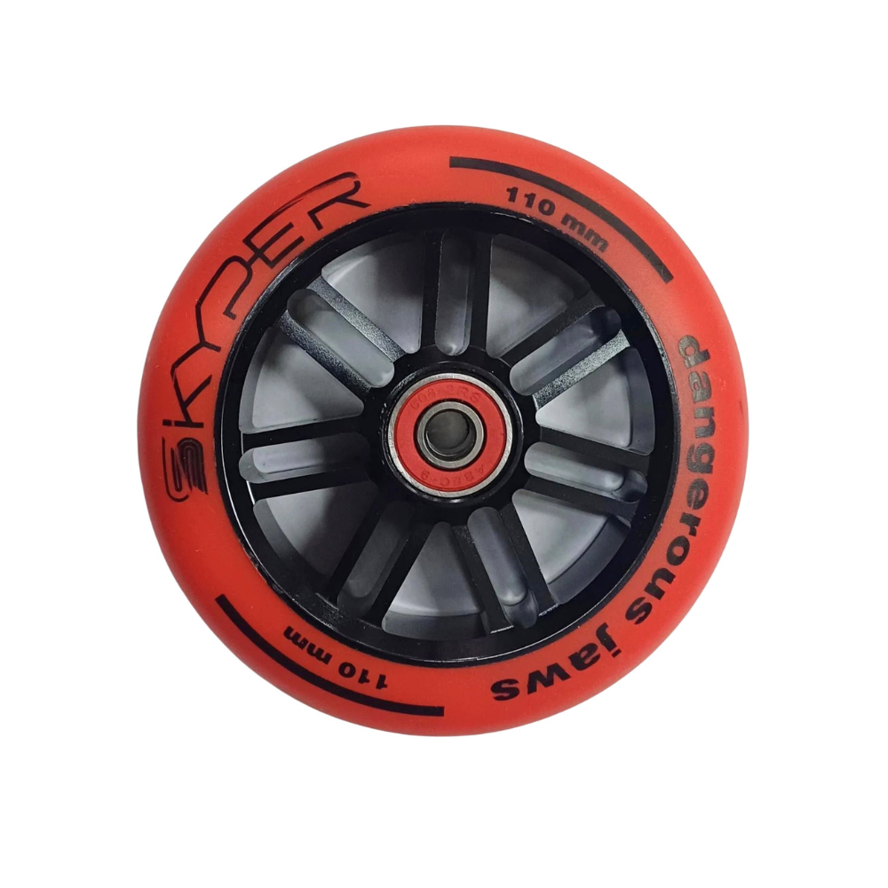 Колесо на трюковой самокат Skyper металл 110 мм Красный (VL-LZ001)